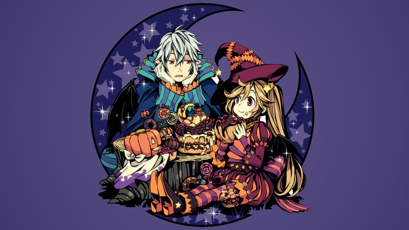 Two Characters with Sweets