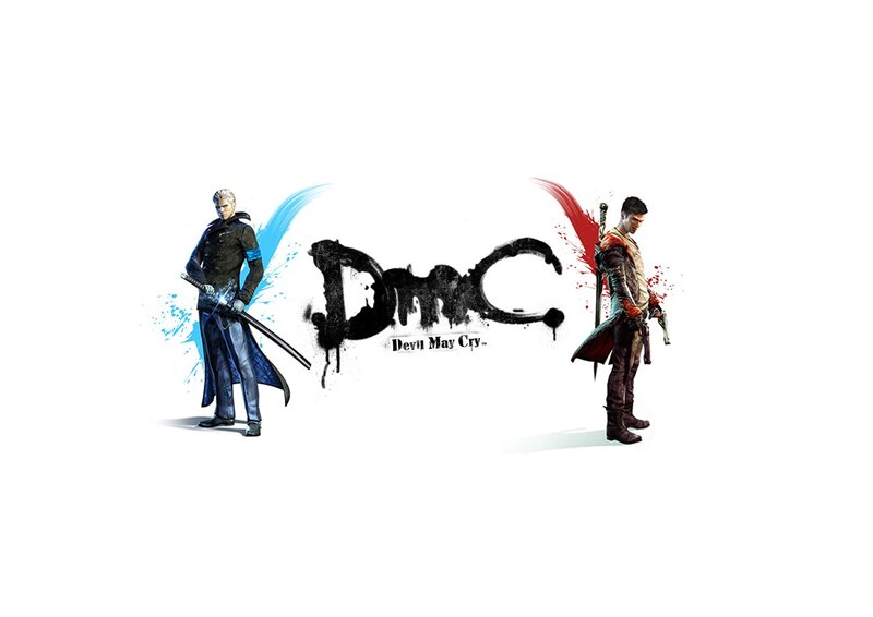 Two Characters with Swords — Black, Dramatic, Digital Art, Blood Splatter