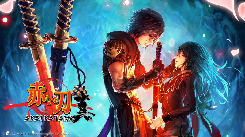 Two Characters with Swords — Blue, Dramatic, Anime, Long Hair