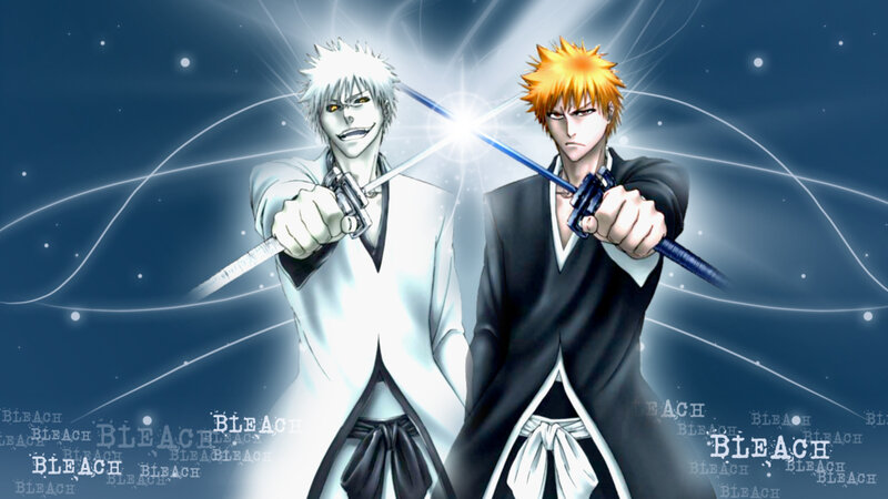 Two Characters with Swords — Blue, Dramatic