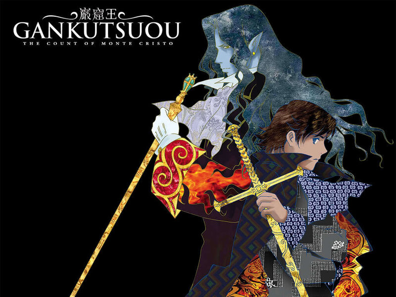 Two Characters with Weapons — Black, Dramatic, Anime, Scepter