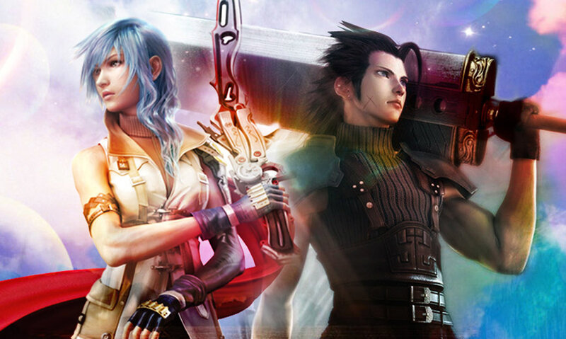Two Characters with Weapons — Purple
