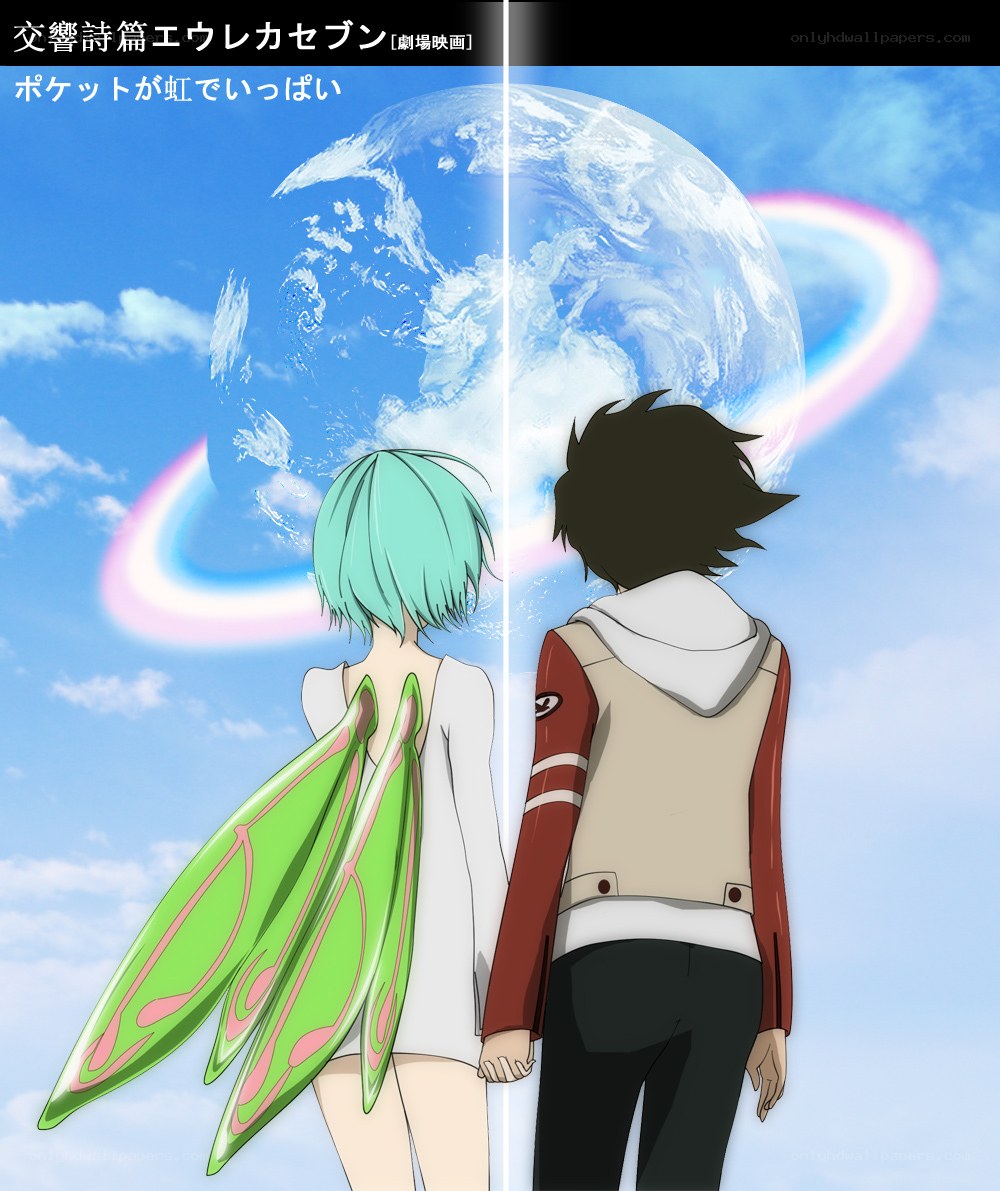 Two characters with wings