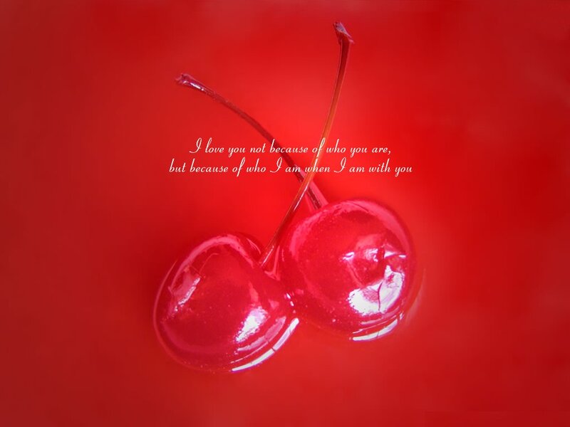 Two Cherries — Red