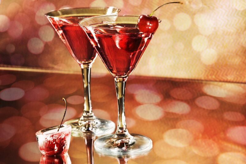 Two Cherry Cocktails
