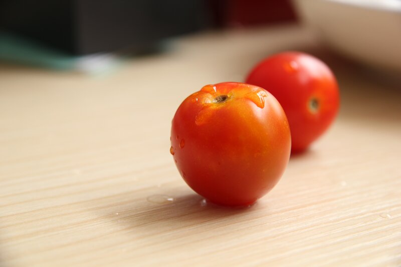 Two Cherry Tomatoes