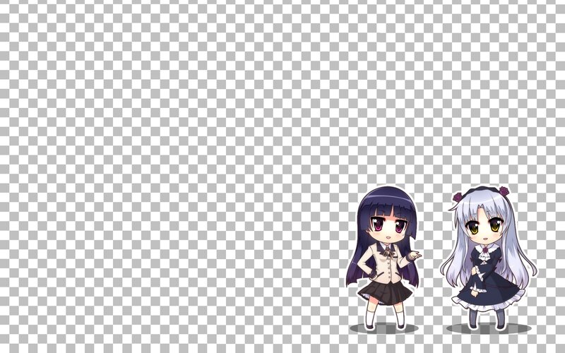 Two Chibi Anime Girls