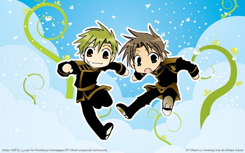 Two Chibi Boys Running