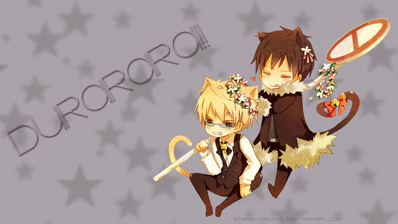 Two Chibi Characters — Brown