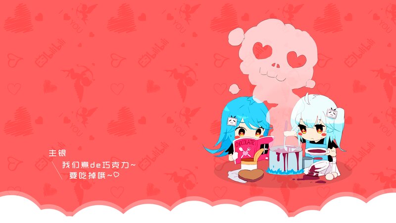 Two Chibi Characters Cooking