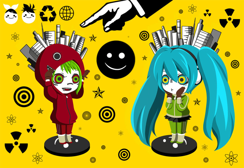 Two Chibi Characters