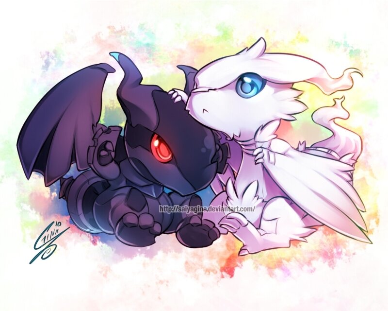 Two Chibi Dragons