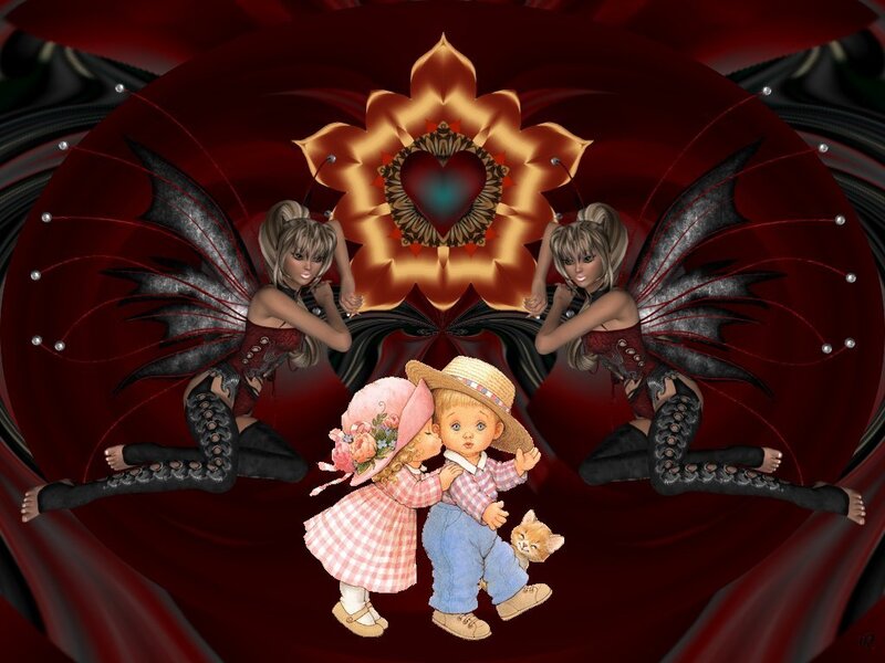 Two Children and Two Fairies