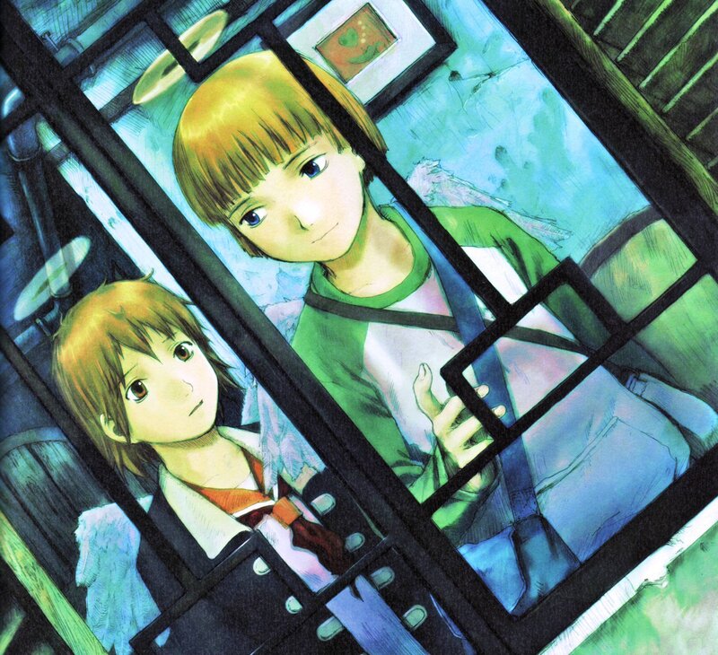 Two children behind bars