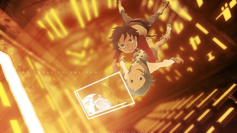 Two Children Floating