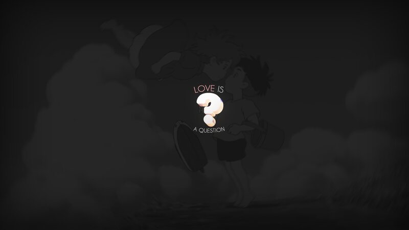 Two Children Hugging — Black, Dramatic