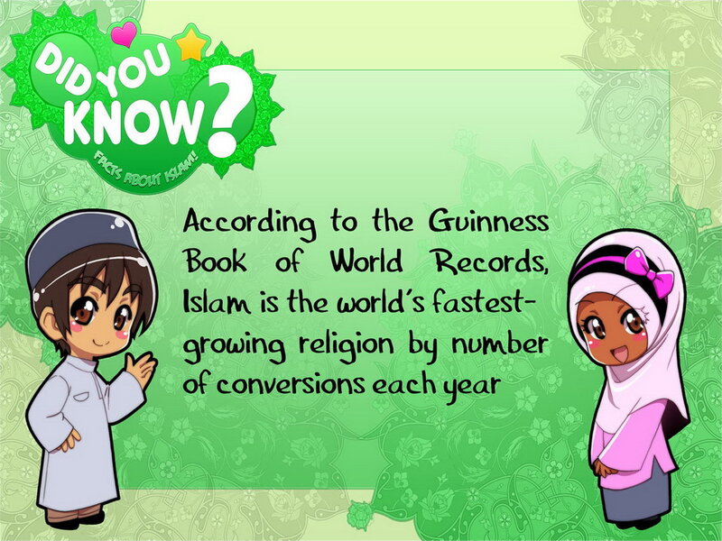 Two Children in Islamic Clothing