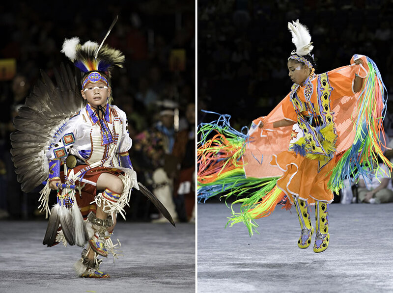 Two Children in Regalia