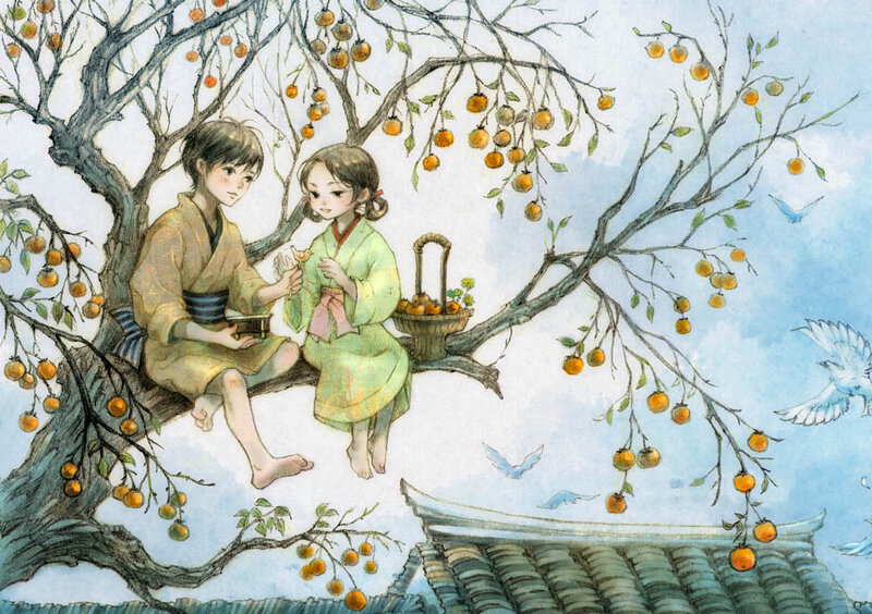 Two Children in Tree
