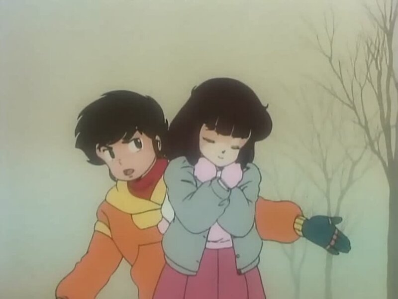 two children in winter clothes
