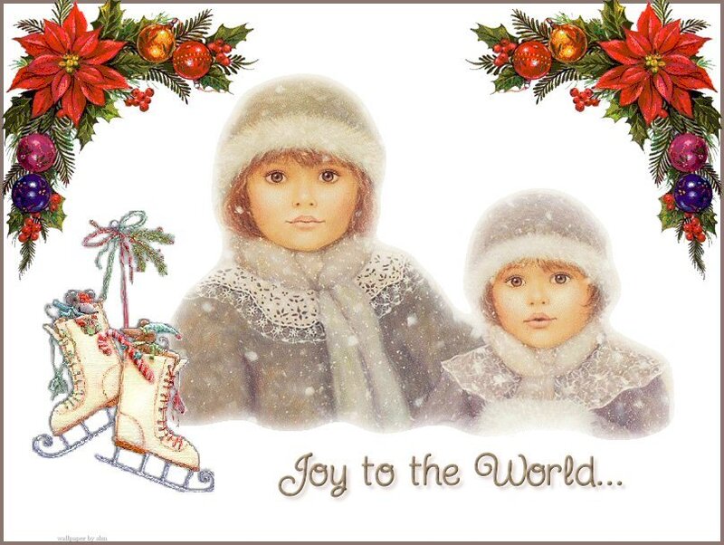 Two Children in Winter