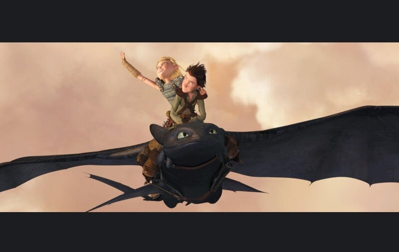 Two Children on a Dragon