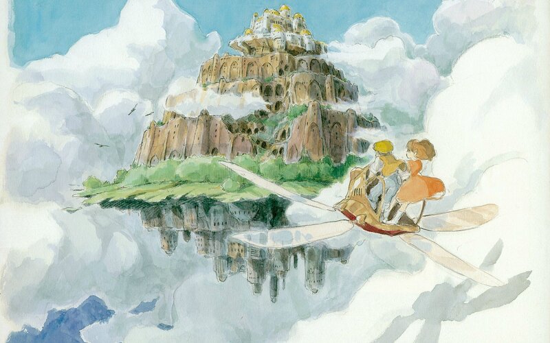 Two Children on a Glider
