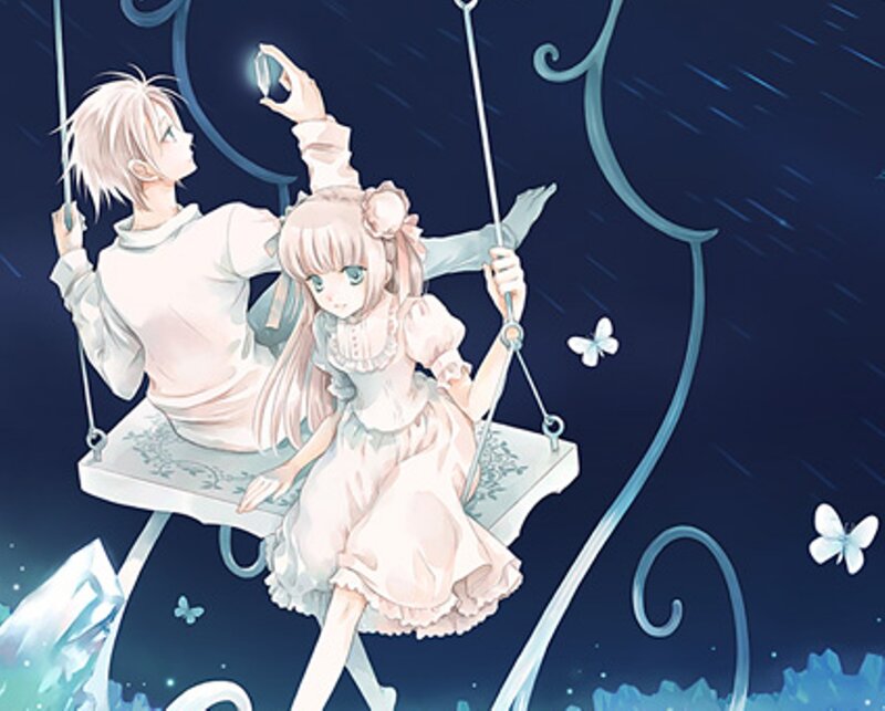 Two Children on a Swing