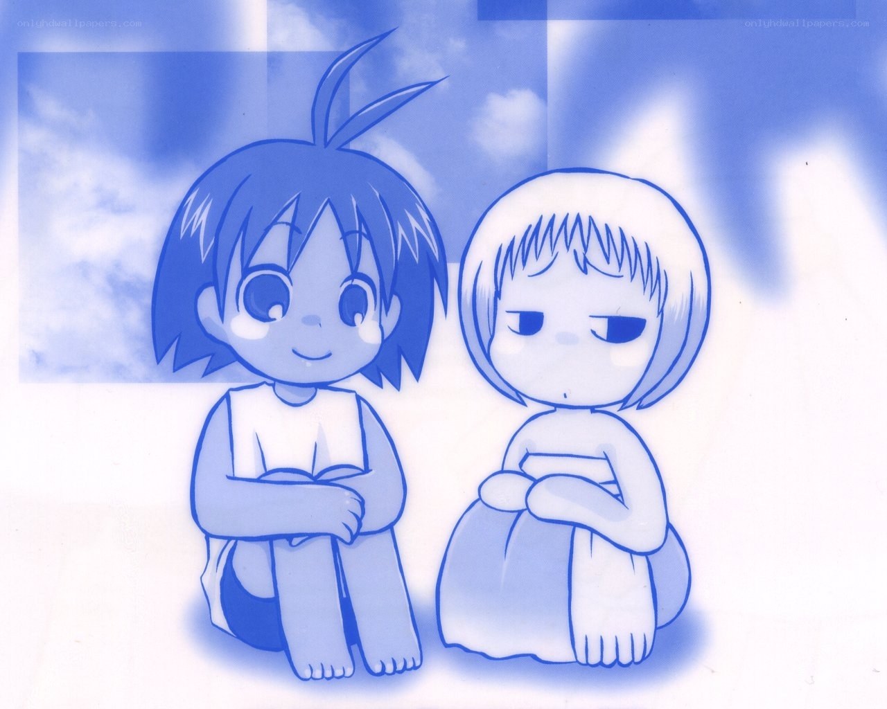 two children sitting together