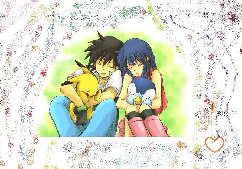 Two Children Sleeping — Green