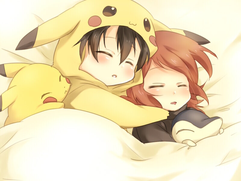 Two Children Sleeping — Yellow