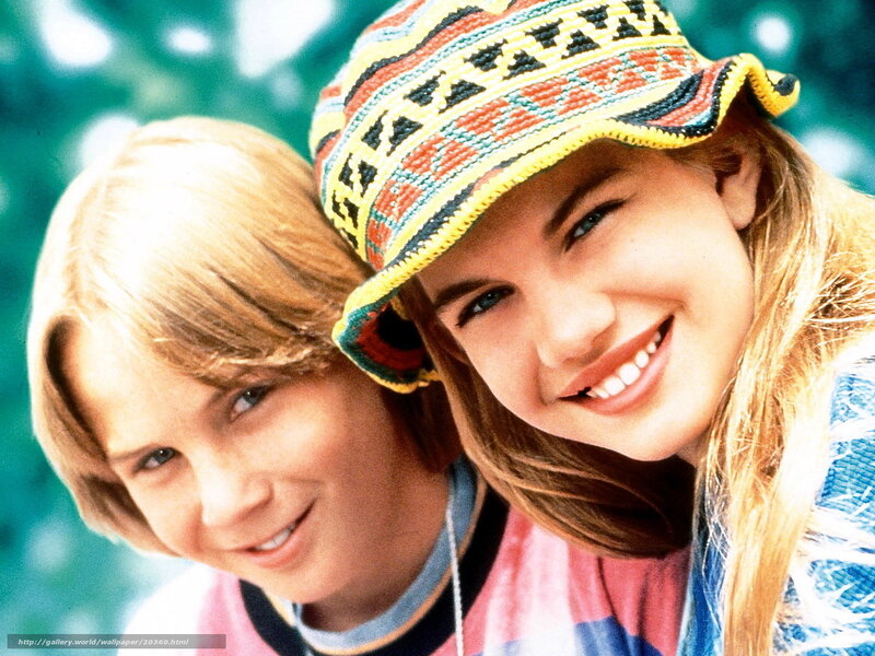 two children smiling together