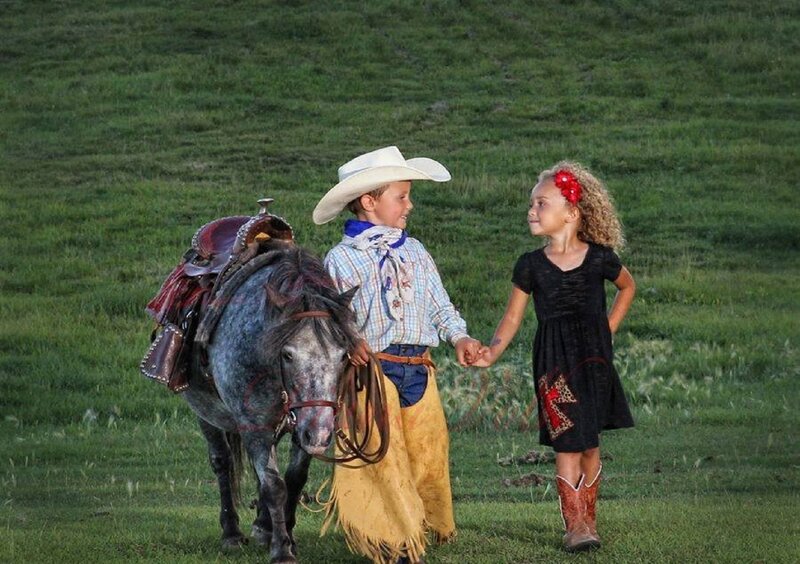 Two Children with a Pony