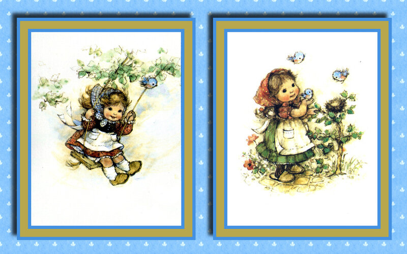 Two Children with Birds