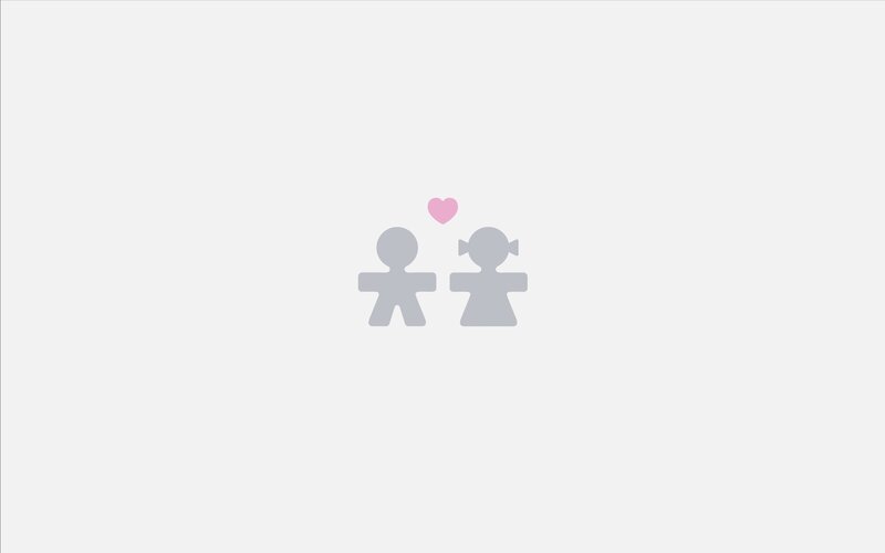 two children with heart
