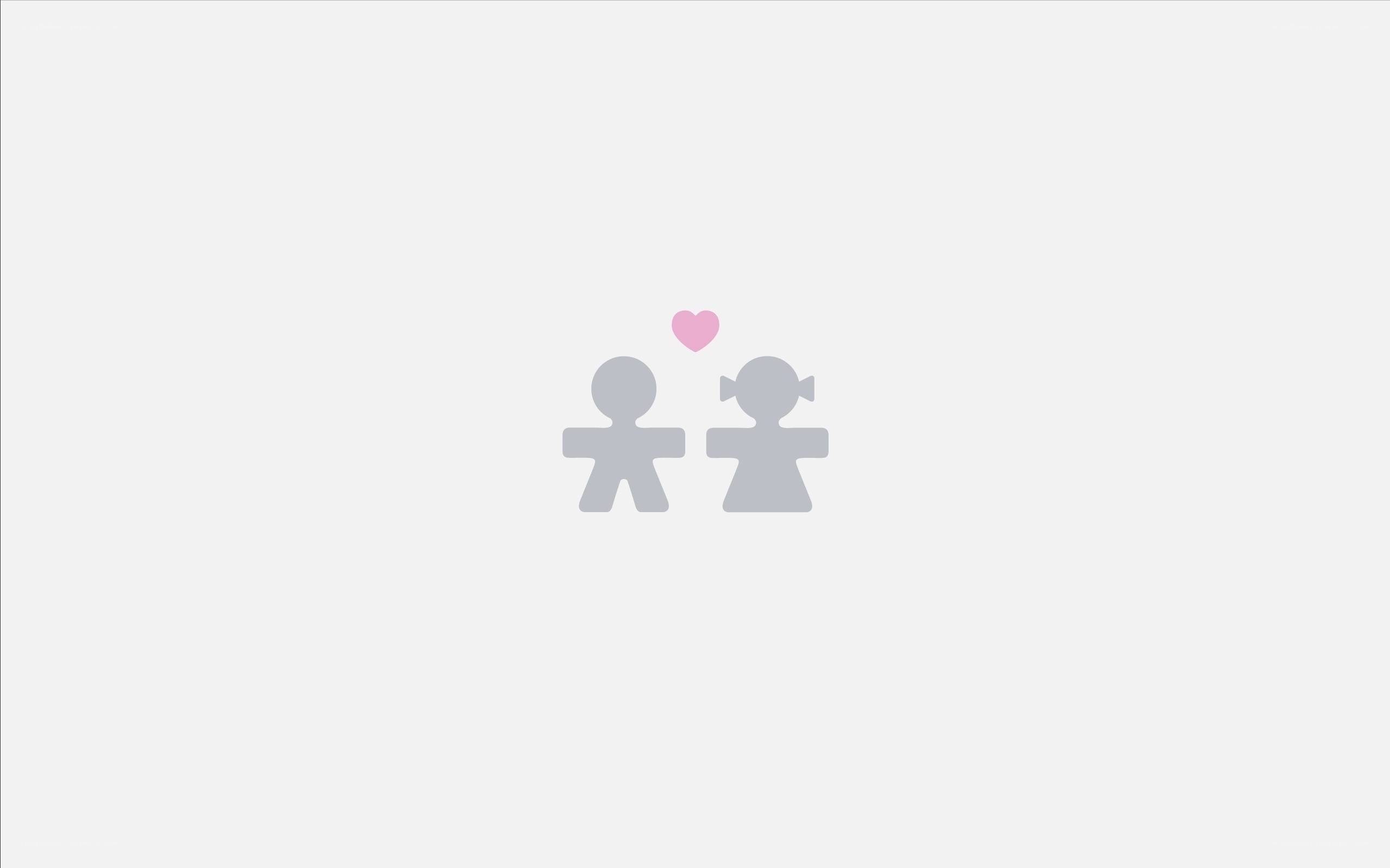 two children with heart