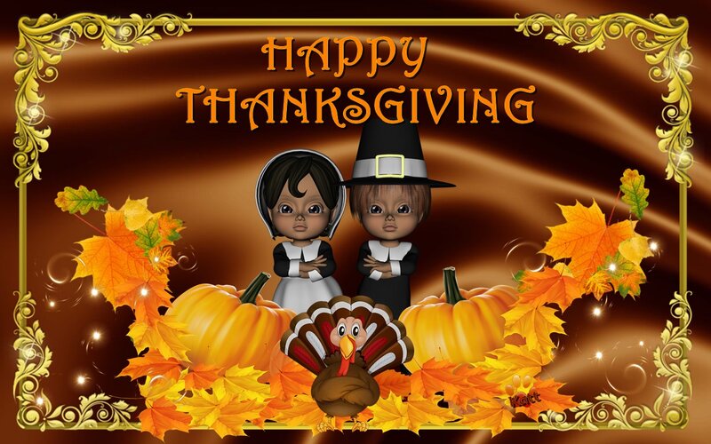 Two Children with Turkey