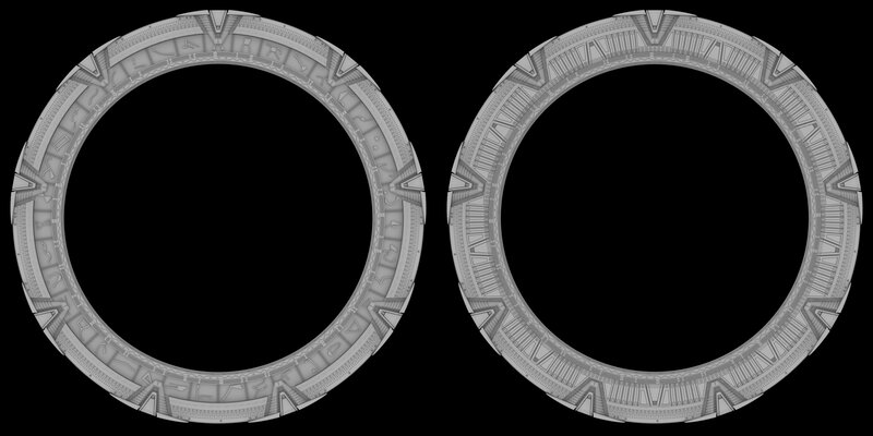 two circular gate designs