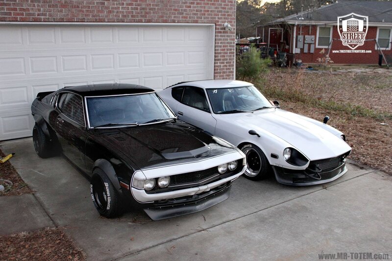Two Classic Cars — Black, Calm