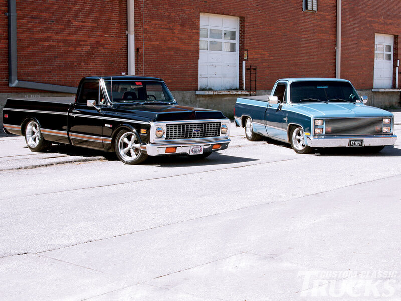 Two Classic Pickup Trucks