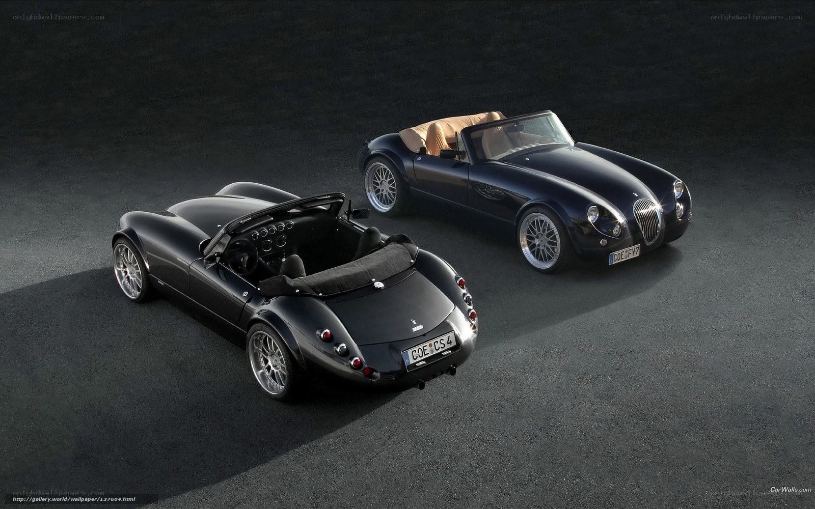 Two classic sports cars