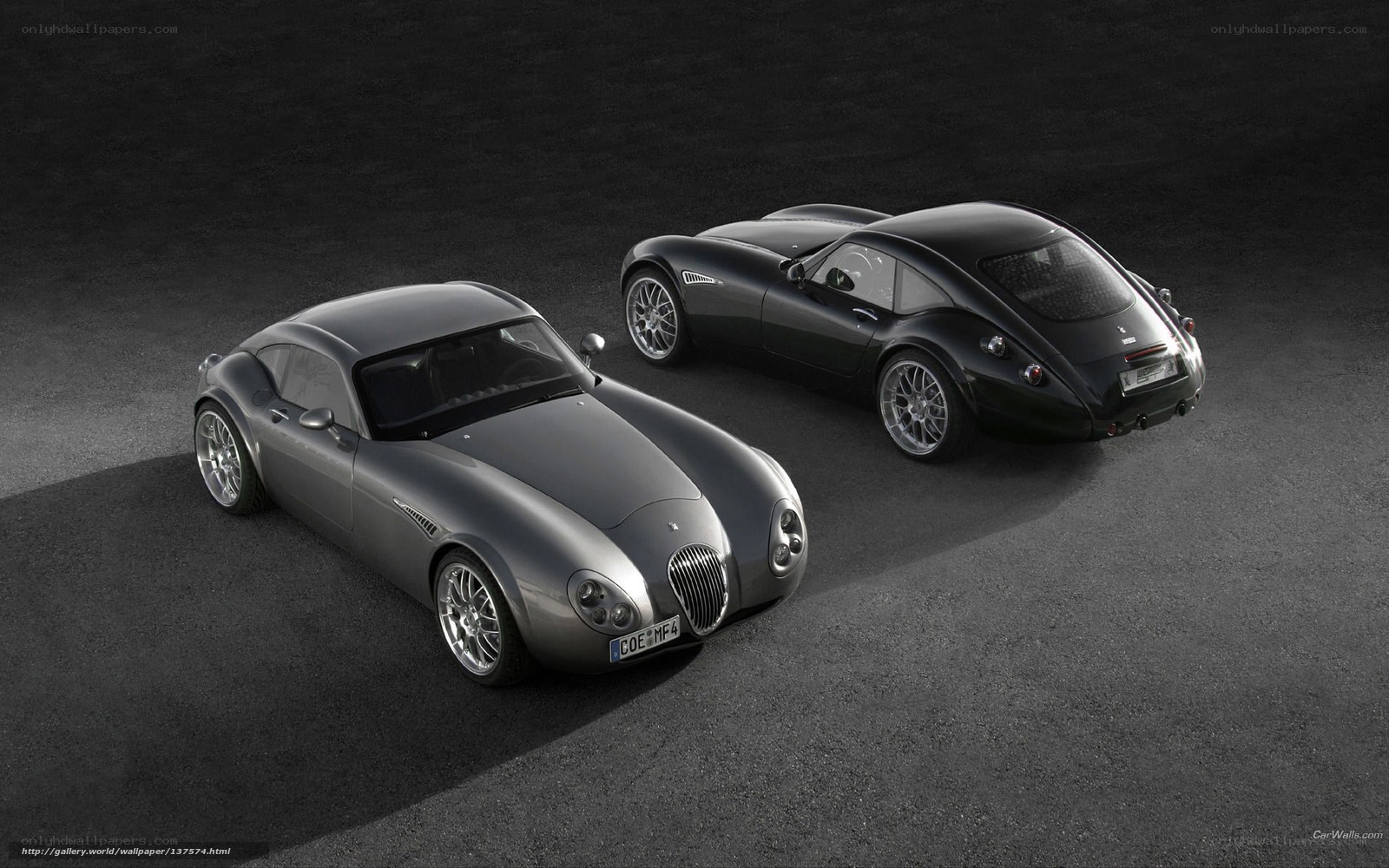 Two classic sports cars