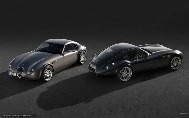 Two classic-style sports cars