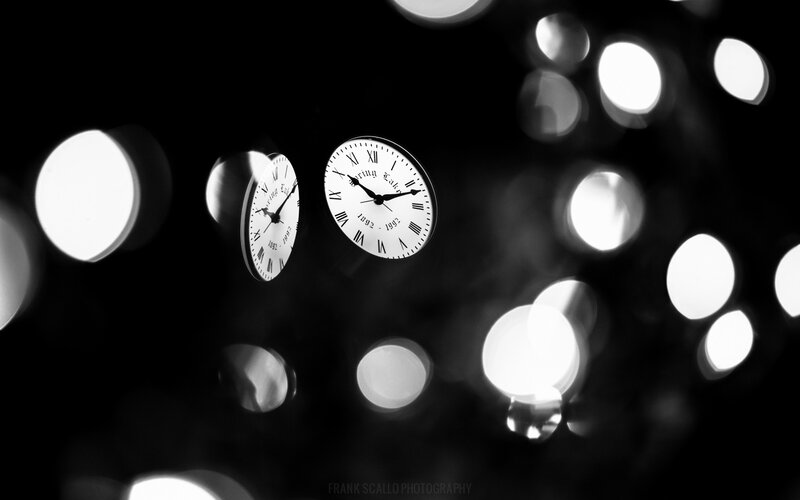 Two Clocks on Wall
