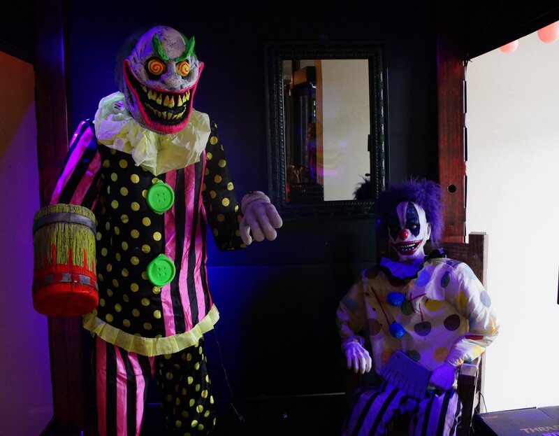 Two Clown Figures