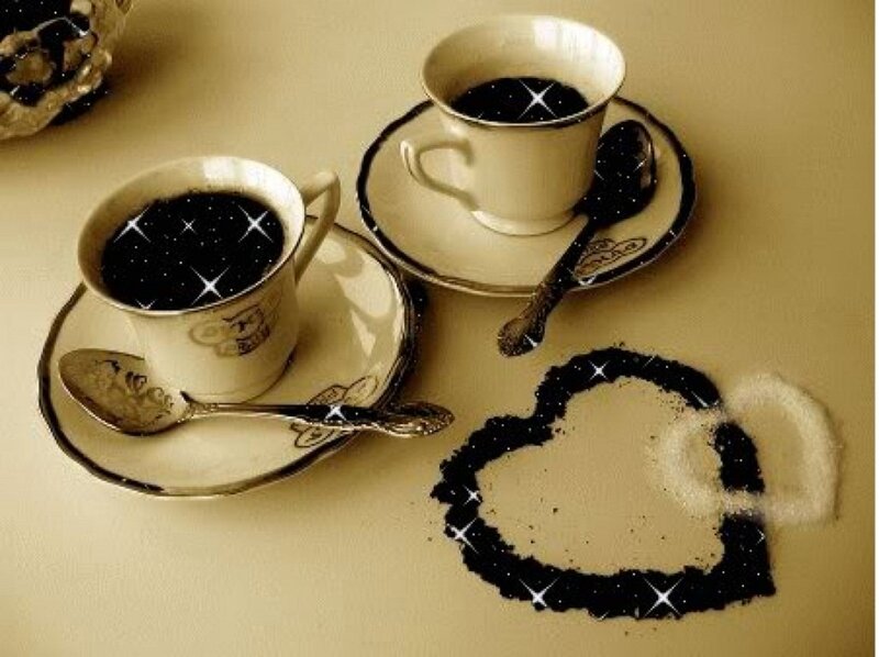 Two Coffee Cups and Sugar