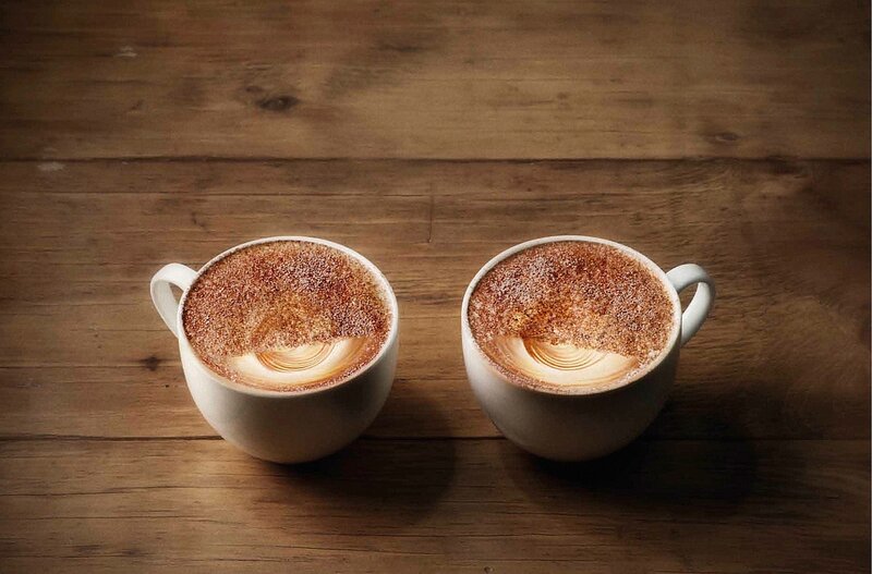 Two Coffee Cups — Brown, Calm, Photograph