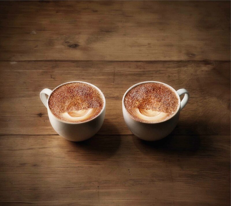 Two Coffee Cups — Brown, Calm