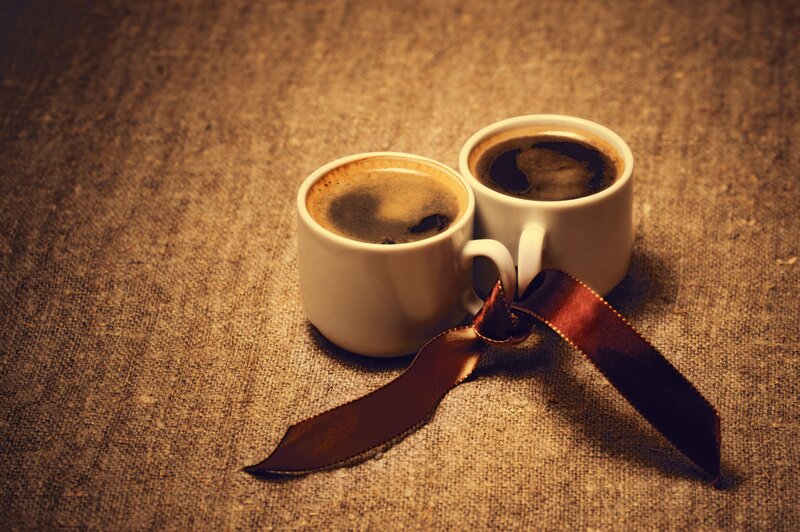 Two Coffee Cups — Brown, Cozy