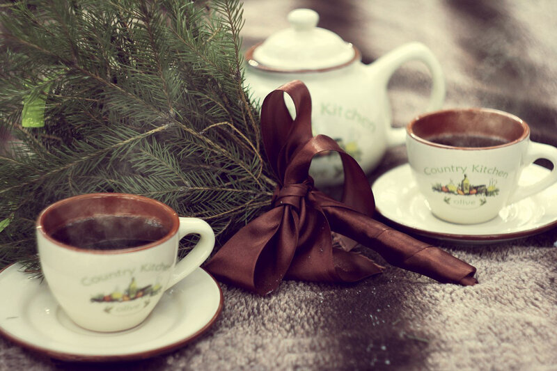 Two Coffee Cups — Brown, Cozy, Winter